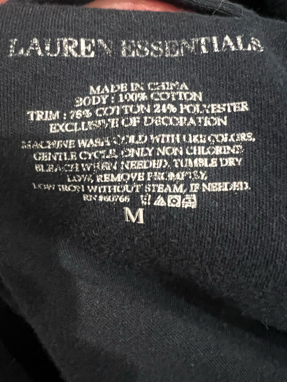 Lauren Essentials Monogram Robe, M - Picture 6 of 6